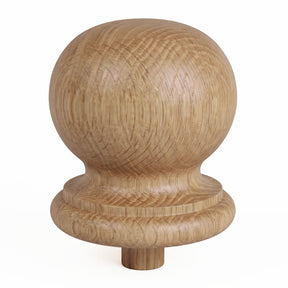 Finial Newel Post Cap FN-0103 - Round Ball Top