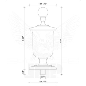Finial Newel Post Cap FN-0106