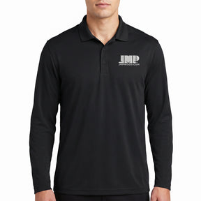 JMP Wood Men's Polo Shirt - Long Sleeve