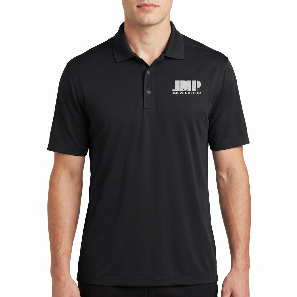 JMP Wood Men's Polo Shirt - Short Sleeve