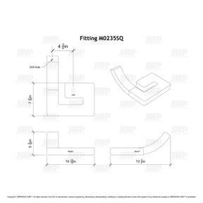 Fitting M0235SQ - Squared Volute (Right Hand)