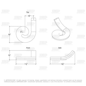 Fitting M4430 - Round Volute (Left Hand)
