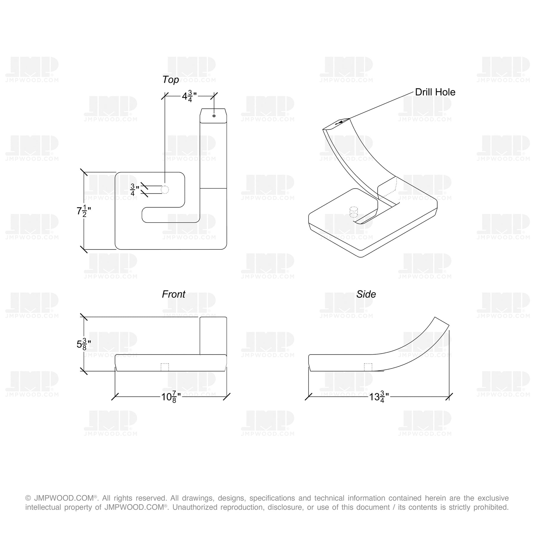 Fitting M4430SQ - Squared Volute (Left Hand)