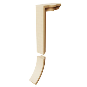 Fitting M8488-2-R (Rounded) - Straight Riser with Tandem Cap 2 Rise