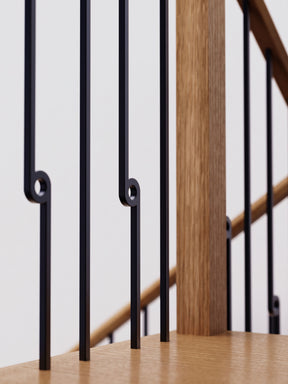 Noto Iron Baluster - 1/2" Square - Half Note
