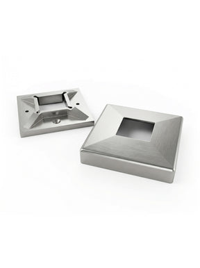 SteelX NP041 Newel Post - Level-Drilled Side Holes