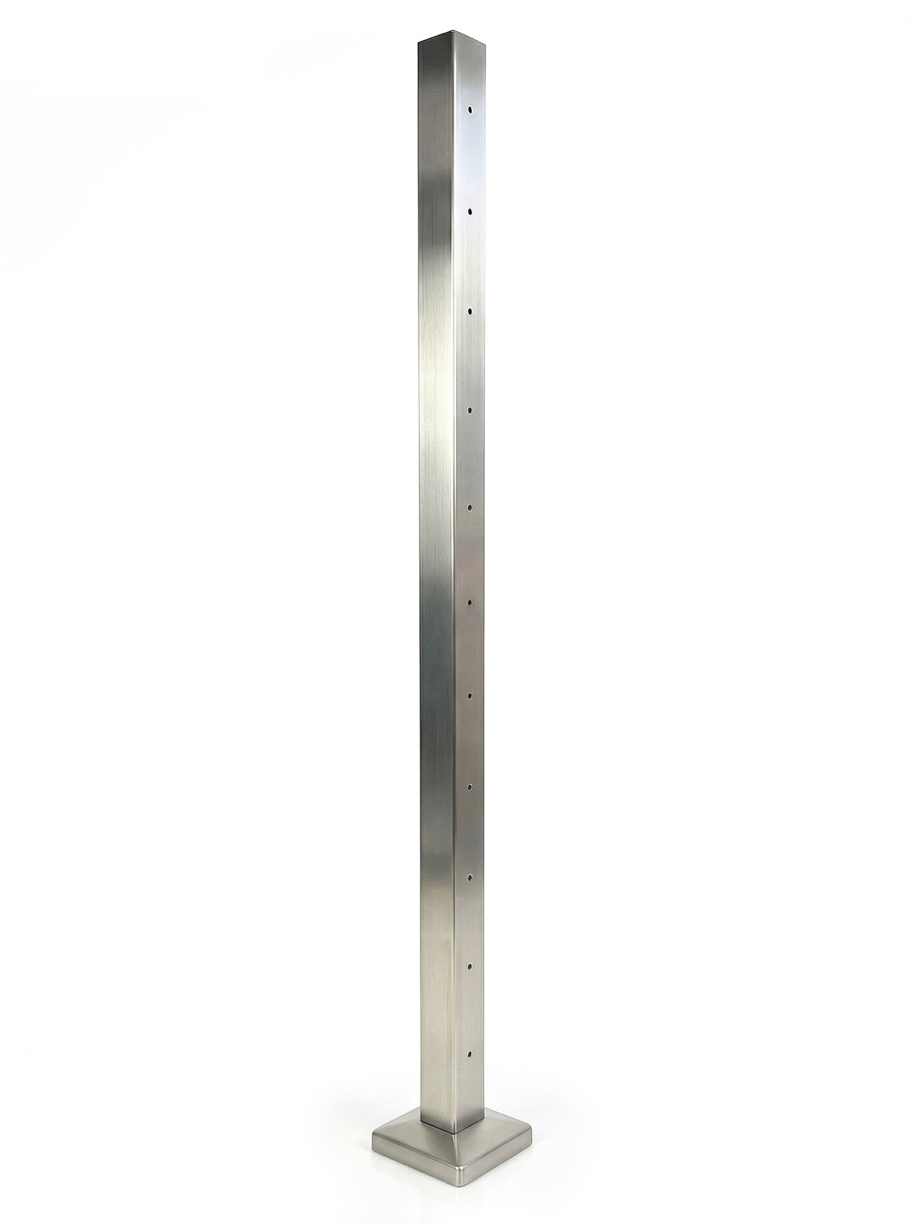 SteelX NP041 Newel Post - Level-Drilled Side Holes