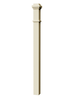 Box Newel 4075M - Mission Style (3-1/2")