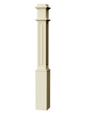 Box Newel 4191RP - Raised Panel (6-1/4")