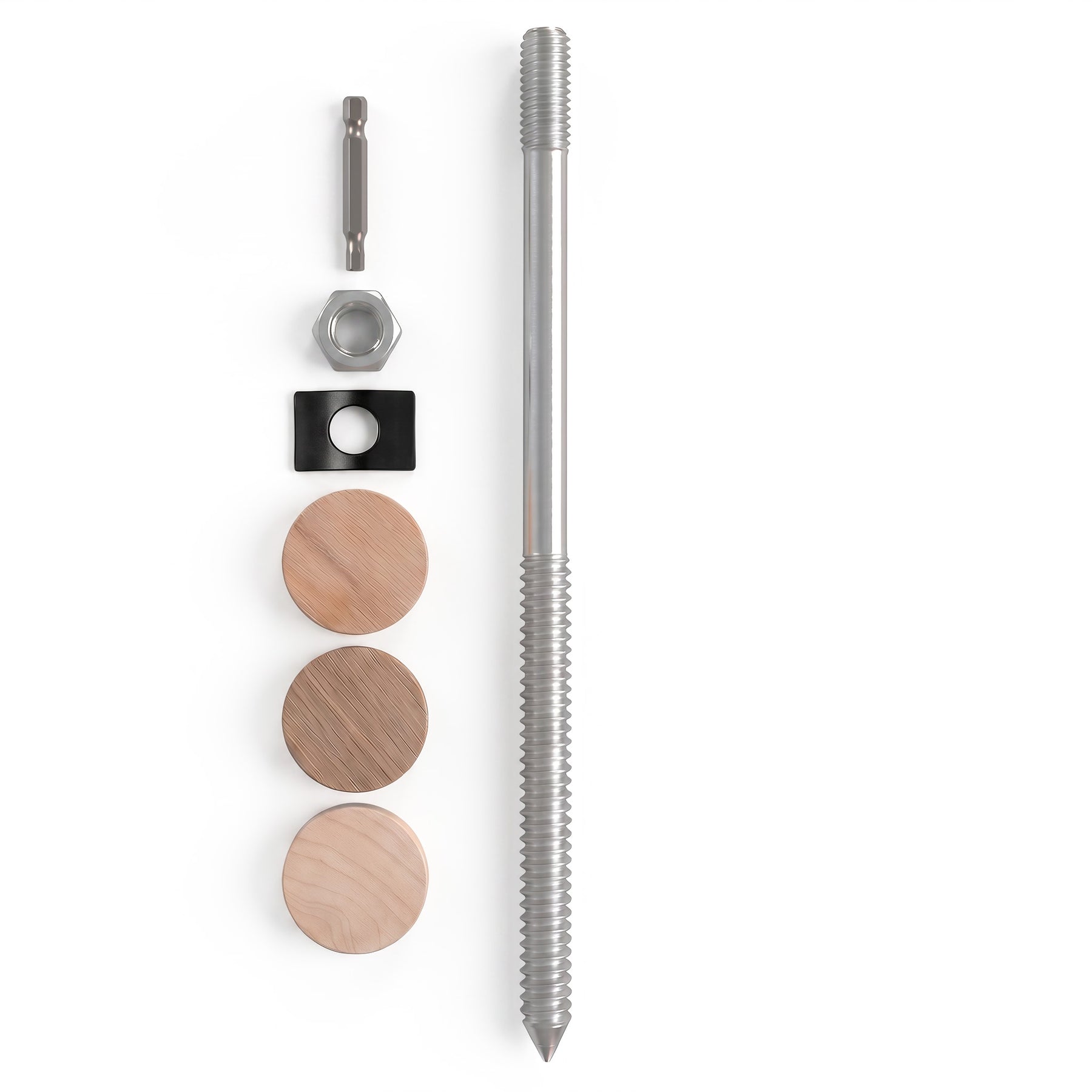 Wood Newel Post Mounting Kit Q1000