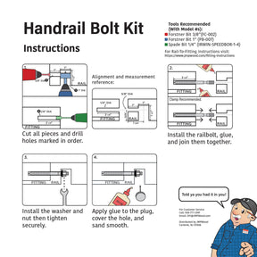 Handrail Bolt Kit Q1001