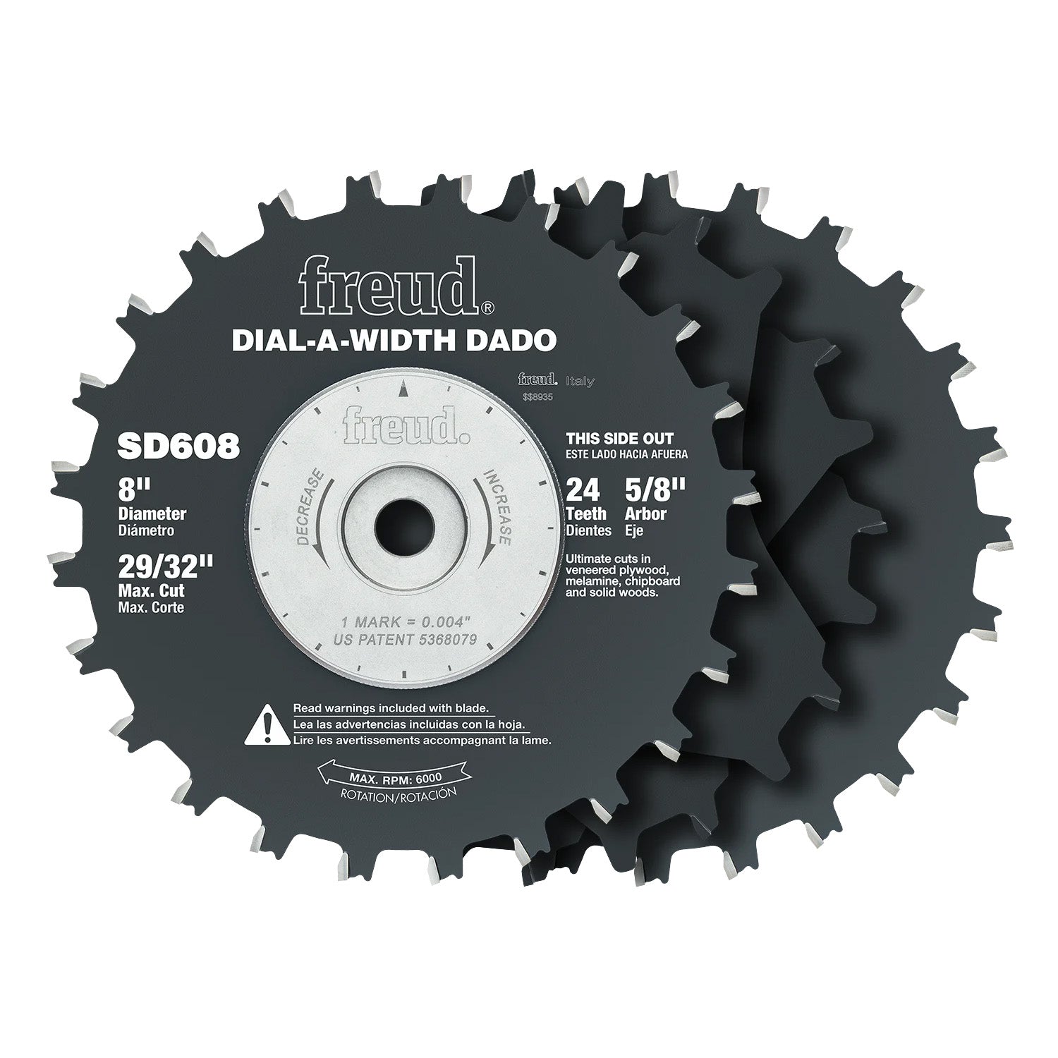 Freud Dial-A-Width Dado Sets Saw Blades