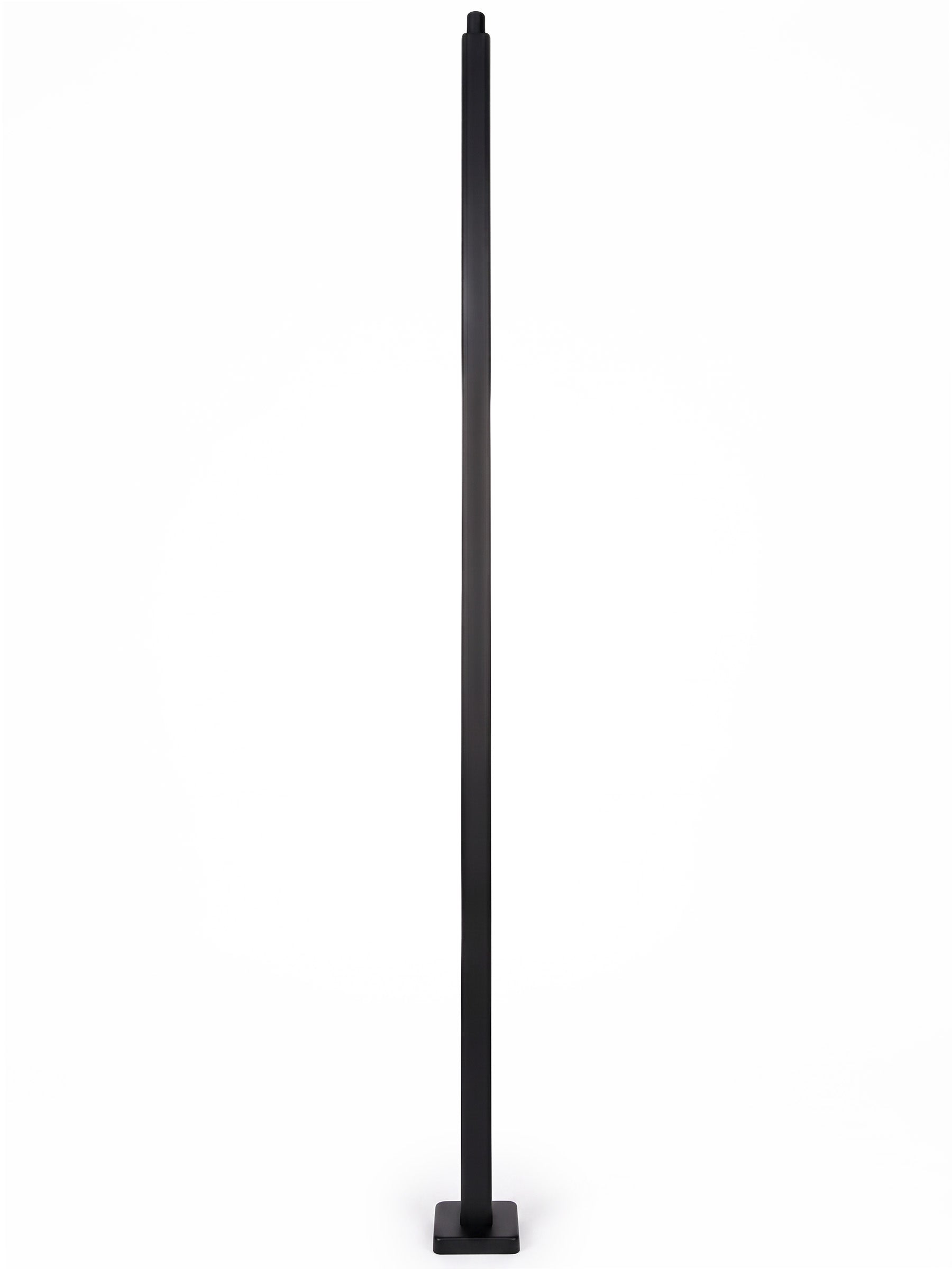 Iron Newel TN01-F - 1-3/16" Square - With Flange & Welded Plate