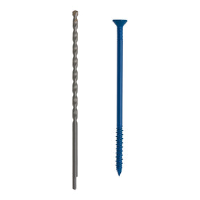 Tapcon Concrete Screw Anchors - Star Flat Head