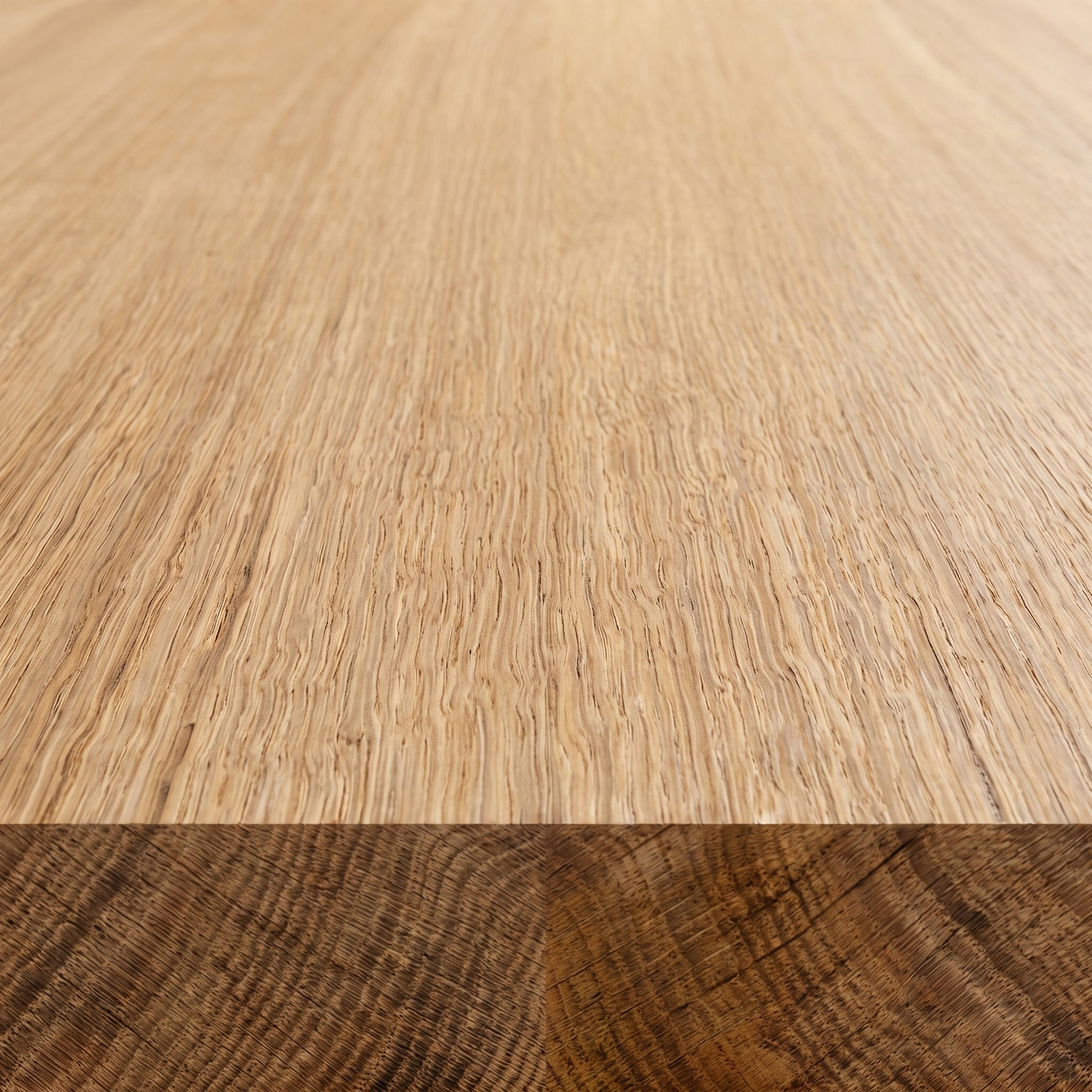 Rift Sawn White Oak Tread - Round Edge
