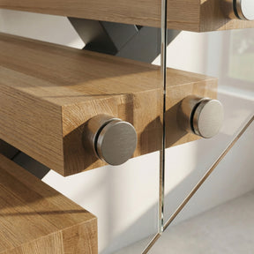 Butcher Block Tread - 4" Thick Stair Tread
