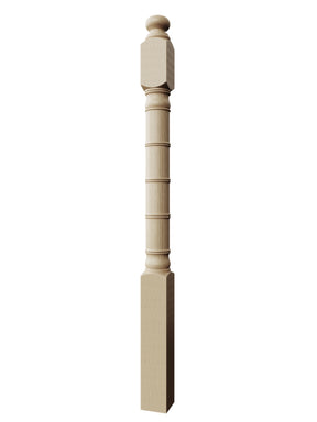 Bamboo Post to Post Newel