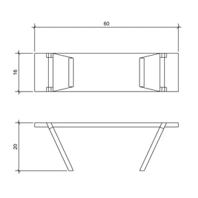 Wood Bench