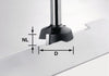 Festool Plane Router Bit S8 HW MFK