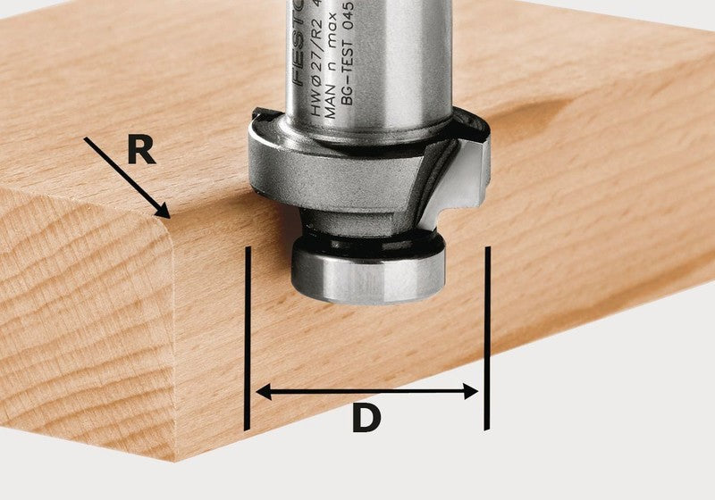Festool Roundover Bit HW R3-OFK 500