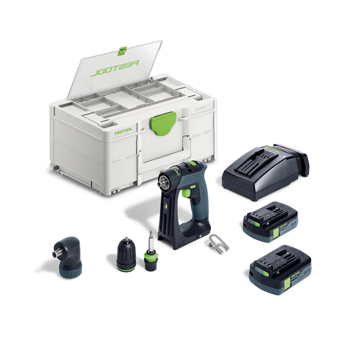 Festool Cordless Drill CXS 18 HPC 4,0 I-Set