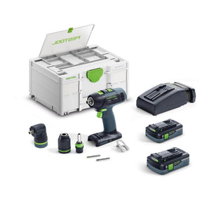 Festool Cordless Drill T18+3 HPC 4,0 I-Set