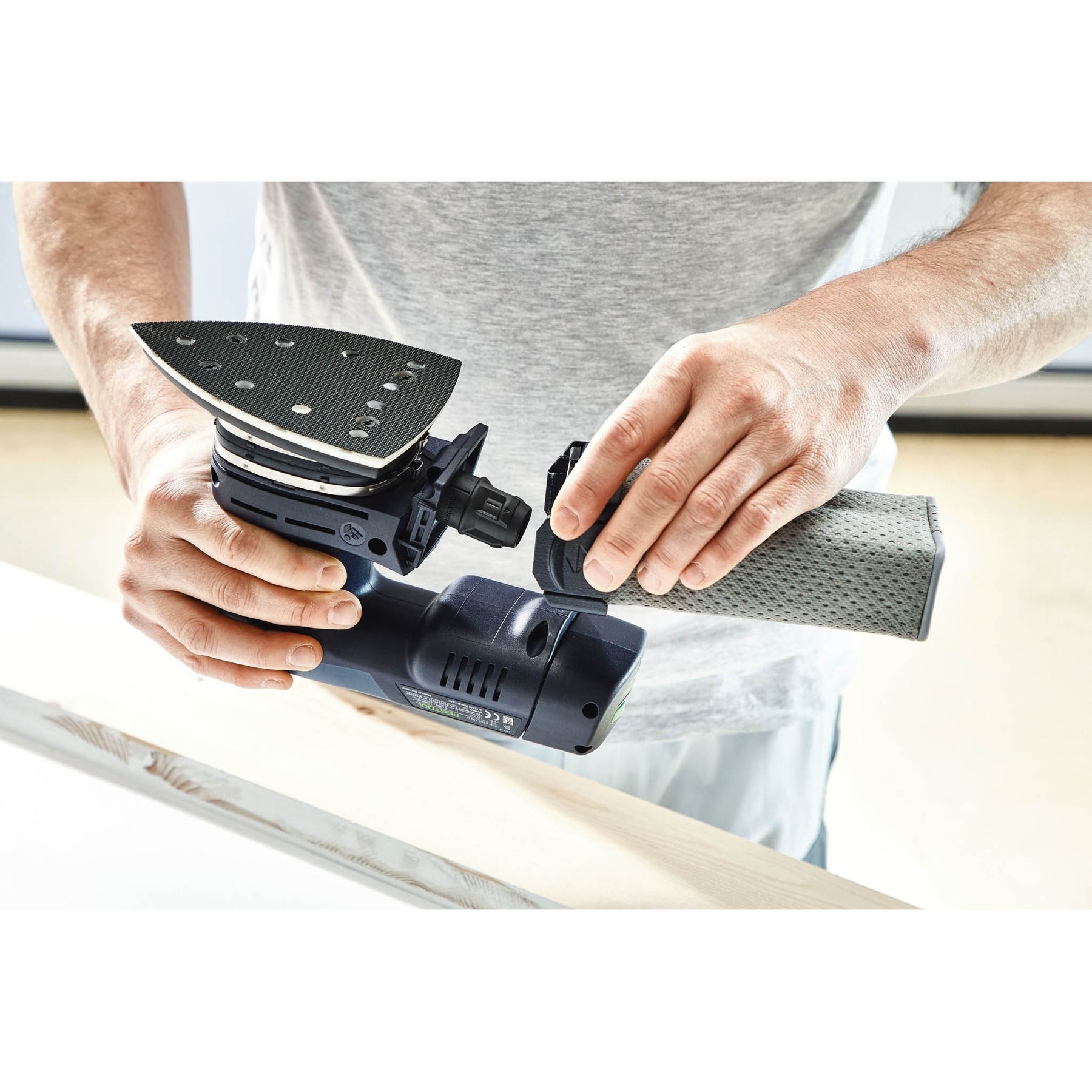 Festool Cordless Delta Sander DTSC 400-Basic
