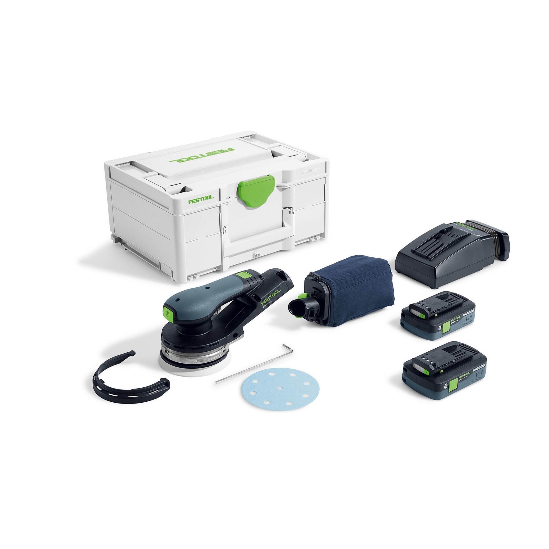 Festool Cordless Random Orbit Sander ETSC 2 125 4,0 I-Plus