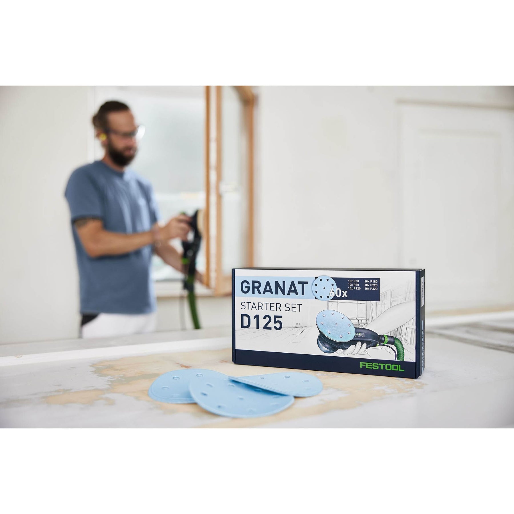 Festool Grit Abrasives Granat D125 GR-Set