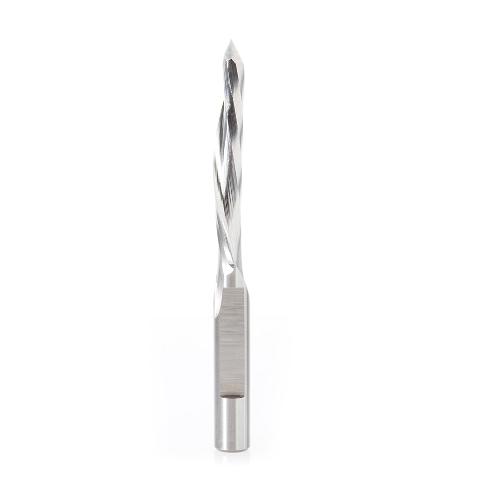 Amana Tool High Speed Steel (HSS) Single Flute Down-Cut Metal Clad Door Bits for Door Machines
