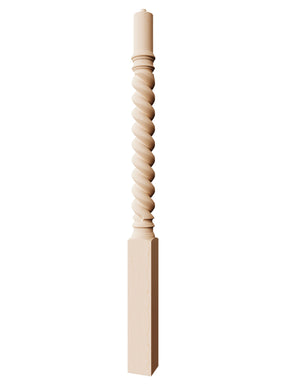 Napoleon Over the Post Newel (Barley Twist)