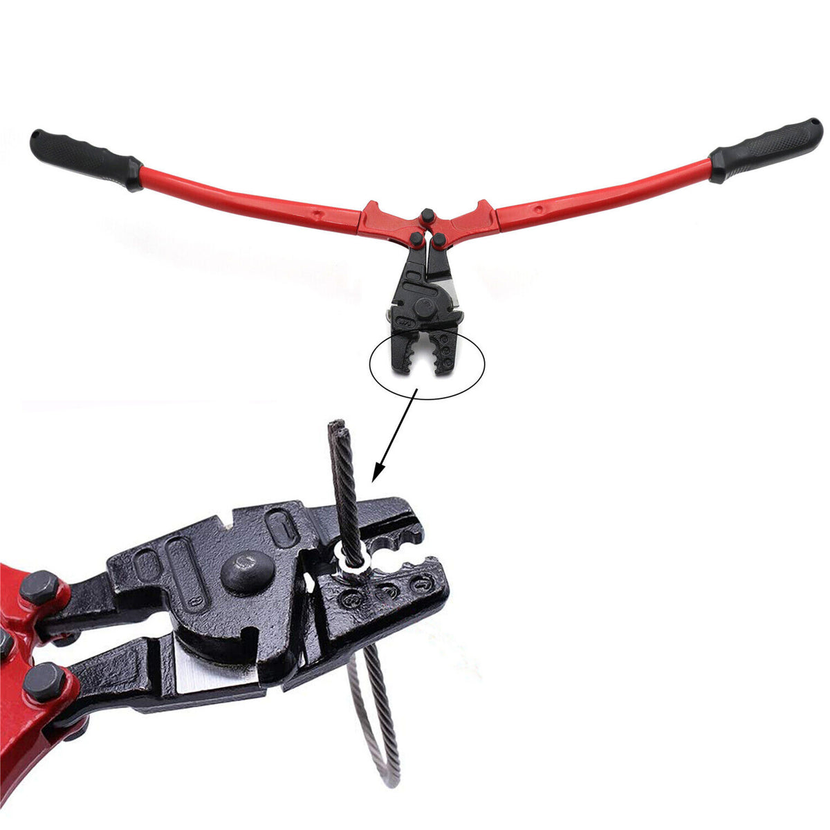 SteelX WC100 14" Hand Swager Cable Wire Cutter