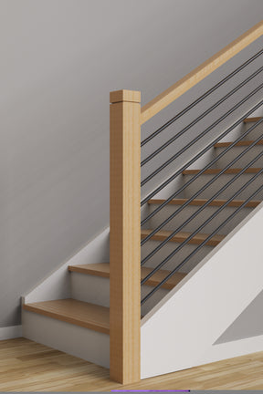 Iron Baluster 9500XL - 5/8" Round - Plain Long Length