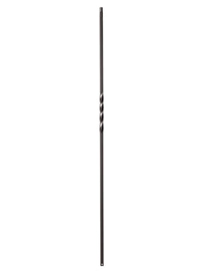 Iron Baluster 9001 - 1/2" Square - Twist