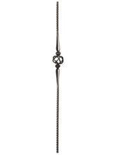 Iron Baluster 9019 - 9/16" Hammered - Gothic Basket With Spoons