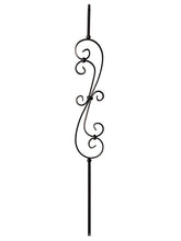 Iron Baluster 9081 - 1/2" Square - S Scroll Narrow