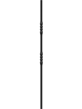 Mega Iron Baluster 9902 - 3/4" Square - Double Twist