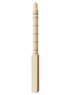 Bamboo Over the Post Newel