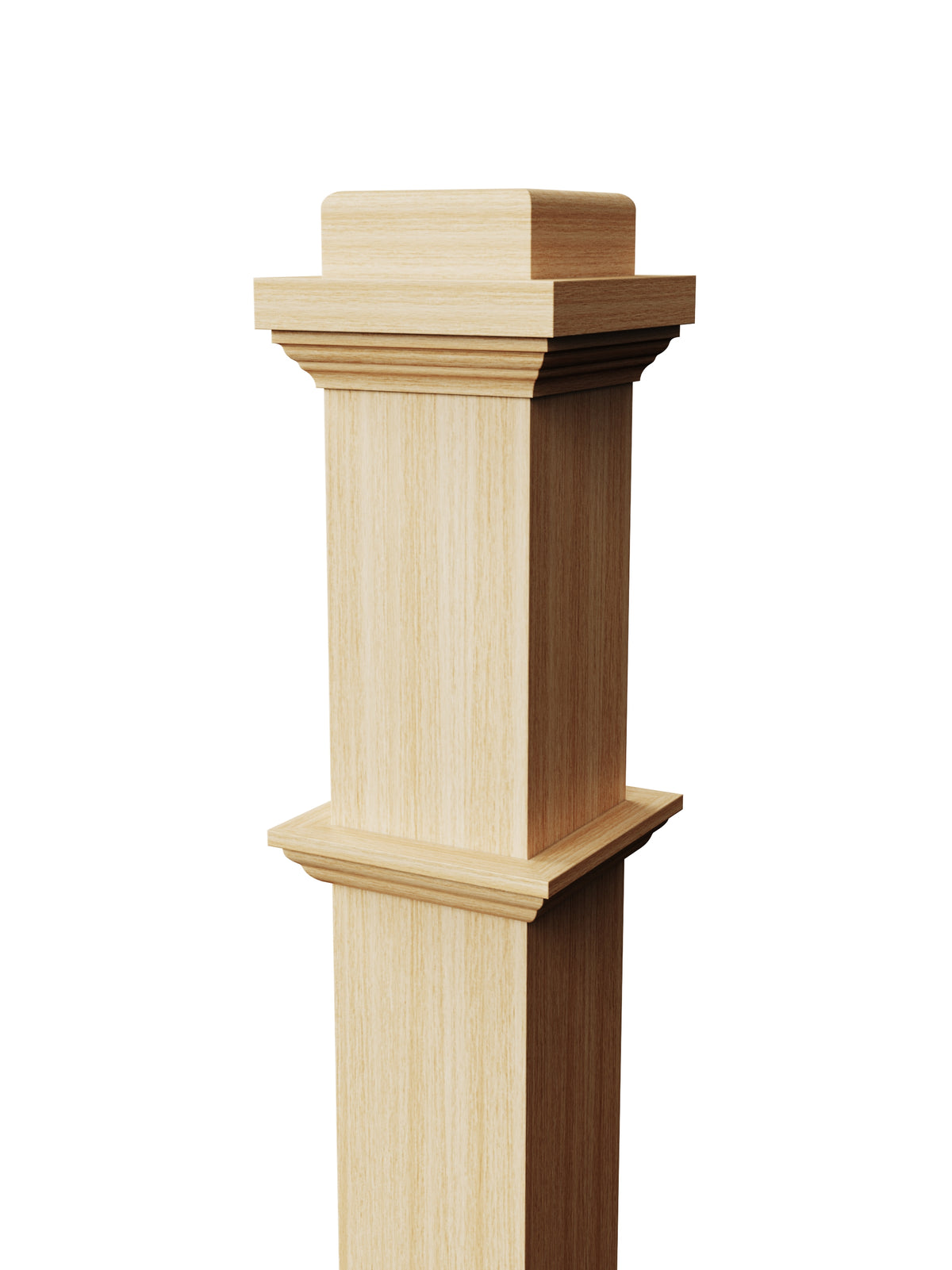 Box Newel 4076 - Adjustable Base (5")