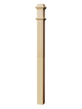 Box Newel 4075F - Fluted (3-1/2")