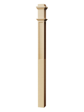 Box Newel 4075FP - Flat Panel (3-1/2")