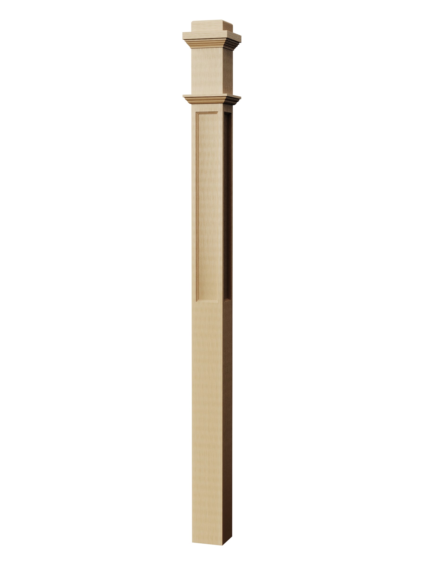 Box Newel 4075FP - Flat Panel (3-1/2")