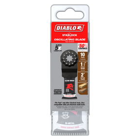 Diablo Bi-Metal Oscillating Blades for Clean Wood