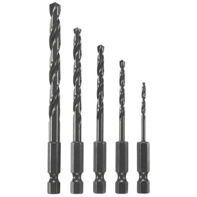 Bosch 5 Piece Impact Tough Black Oxide Drill Bit Set (BL5IM)