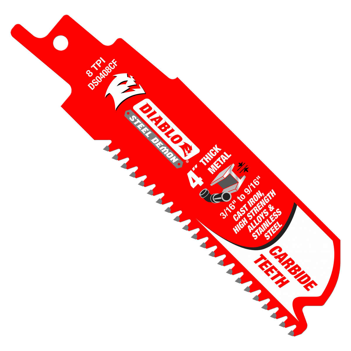 Diablo Steel Demon Carbide Recip Blades for Thick Metal Cutting