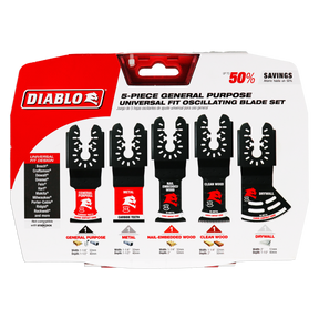 Diablo General Purpose Oscillating Blade Set