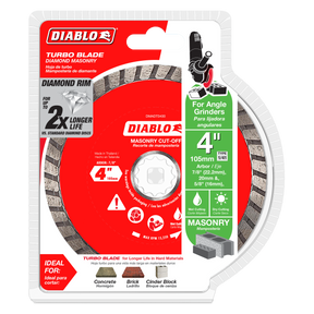 Diablo Diamond Turbo Cut-Off Discs for Masonry