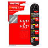 Diablo 1/4 in. Sanding Sheet Assorted