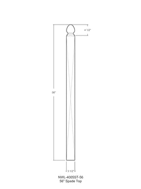 Craftsman 4005 Newel Post (3-1/2")