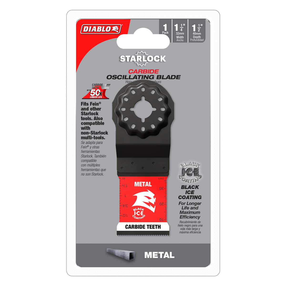 Diablo Starlock Carbide Oscillating Blades for Metal